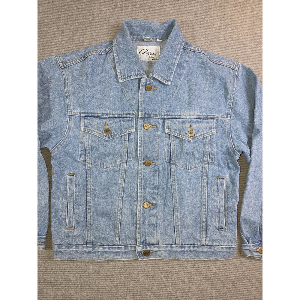 Vintage Chazzz By Charles Ghailian 90s Y2K Denim Jean Cotton Jacket Sz Small